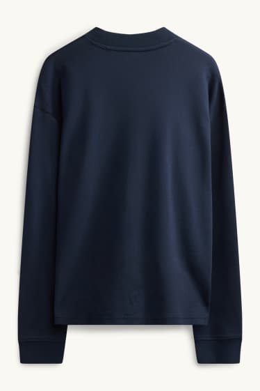 Femmes - Haut à manches longues - relaxed fit - bleu foncé