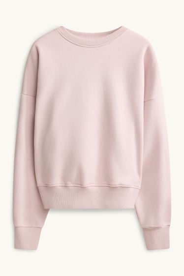 Femmes - Sweat - rose tendre