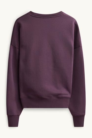Damen - Sweatshirt - lila