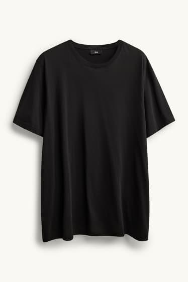 Pánské - Tričko - regular fit - černá