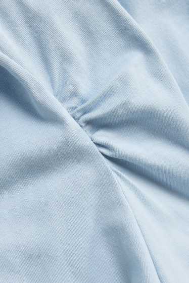 Damen - T-Shirt - Slim Fit - hellblau