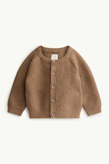 Baby Boys - Bear - baby outfit - 3 piece - beige / brown
