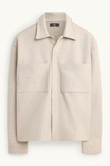 Herren - Hemd - Relaxed Fit - Kent - beige