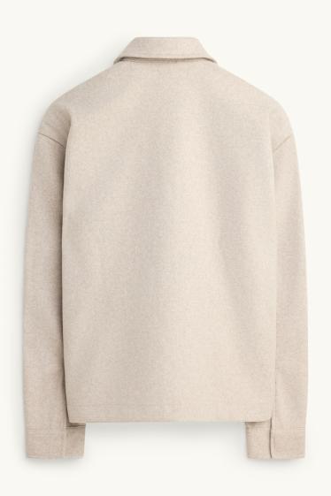 Herren - Hemd - Relaxed Fit - Kent - beige