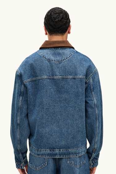 Bărbați - Jachetă din denim - denim-albastru închis