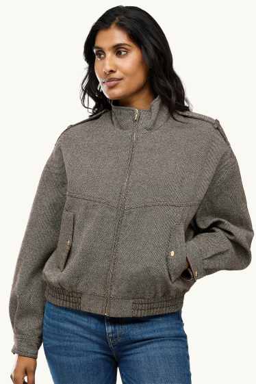 Dames - Bomberjack - taupe