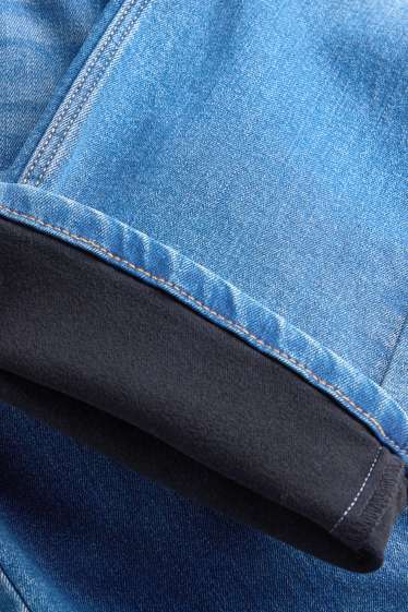 Copii - Fete - Bootcut jeans - jeans termoizolanți - denim-albastru deschis