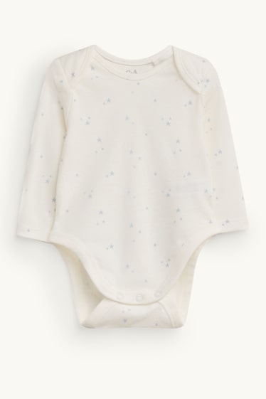 Bébés garçons - Renard et étoile - ensemble avec grenouillère - 2 pièces - bleu clair