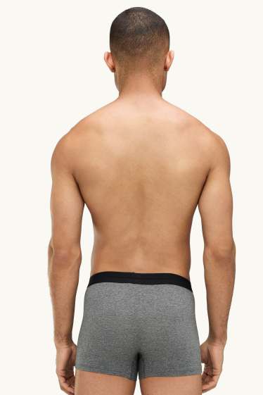 Hommes - Shorty - gris / noir