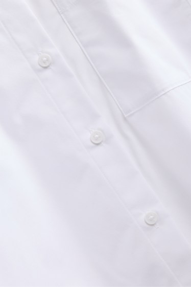 Damen - Hemdbluse - weiss