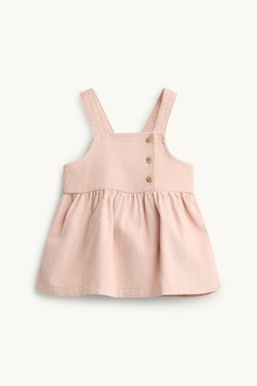 Baby Mädchen - Blümchen - Erstlingsoutfit - 2 teilig - rosa
