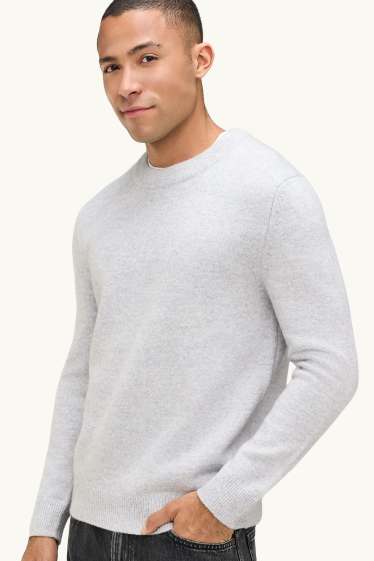 Uomo - Maglione - grigio chiaro