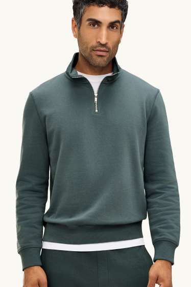 Herren - Sweatshirt - grün