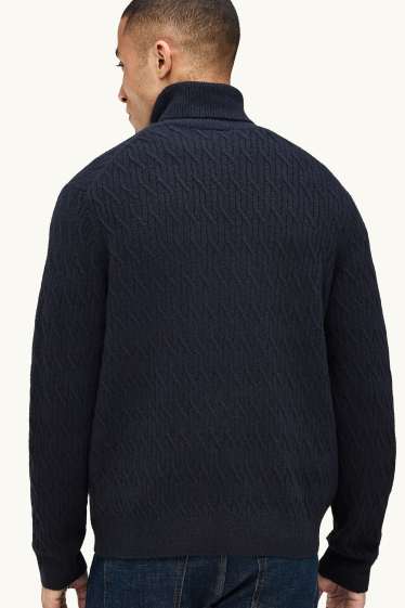 Heren - Coltrui - met structuur - donkerblauw