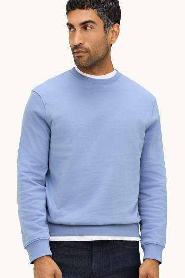 Herren - Sweatshirt - hellblau
