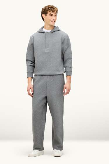 Herren - Jogginghose - grau-melange