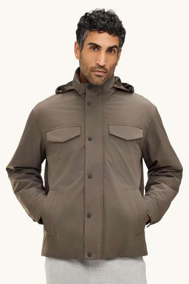 Uomo - Giacca tecnica - foderata - impermeabile - kaki