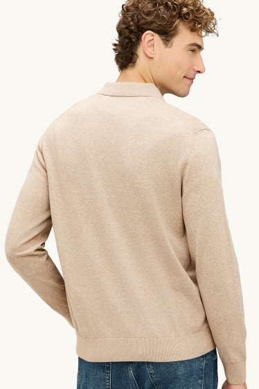 Hommes - Pull - beige