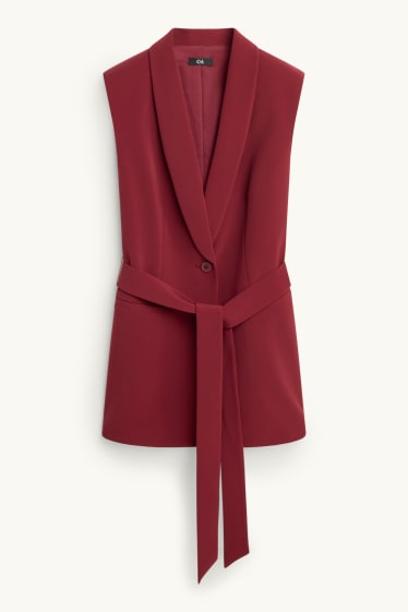 Donna - Gilet business - regular fit - bordeaux