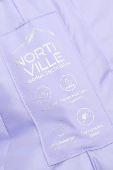 Children Girls - Ski pants - waterproof - lilac