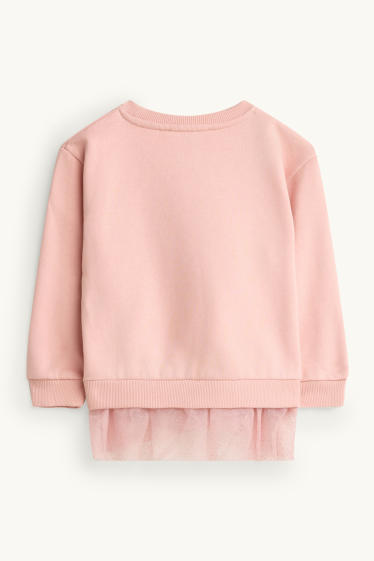 Nena - Conill gat i llaç - dessuadora - efecte brillant - rosa pastel