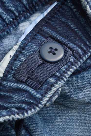 Kinderen: jongens - Straight jeans - thermojeans - jeansblauw