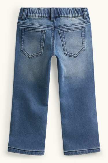 Kinderen: jongens - Straight jeans - thermojeans - jeansblauw