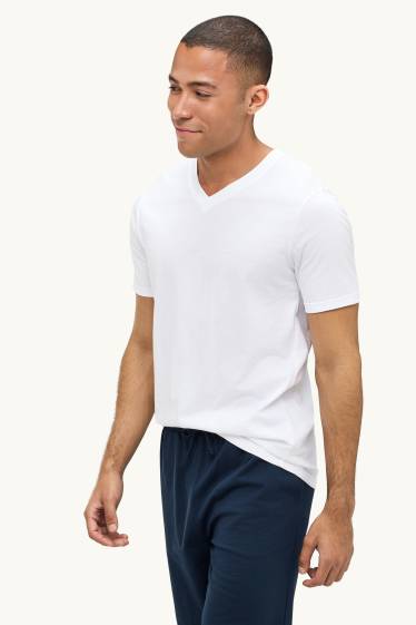Herren - Pyjamashorts - dunkelblau