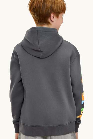 Children Boys - Stumble Guys - hoodie - dark gray