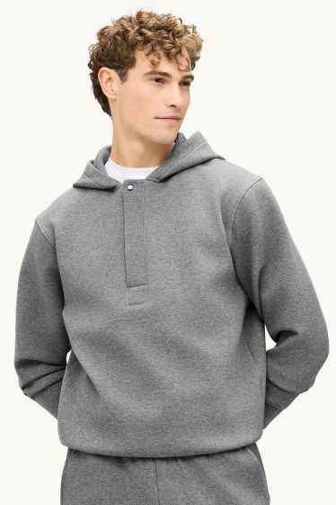 Men - Hoodie - gray-melange
