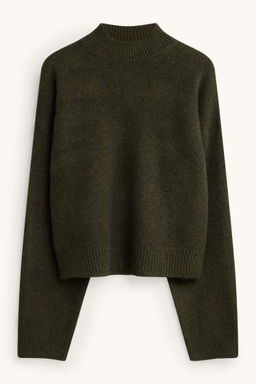 Donna - Maglione - verde scuro