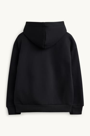 Children Boys - Sweatshirt with zipper - black