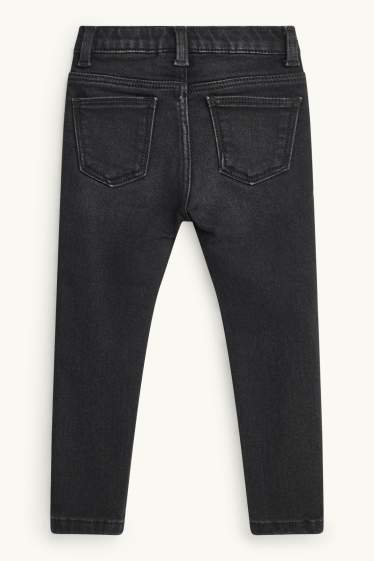 Copii - Fete - Skinny jeans - jeans termoizolanți - denim-gri închis