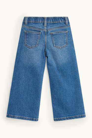Bambine - Jeans a gamba larga - jeans termici - jeans blu