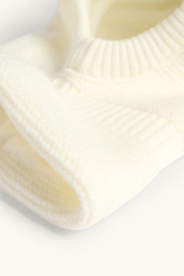 Neonate - Passamontagna per neonati - bianco crema