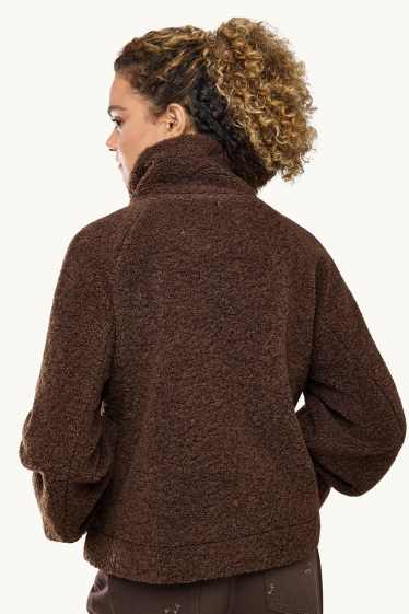 Femmes - Veste en peluche - marron