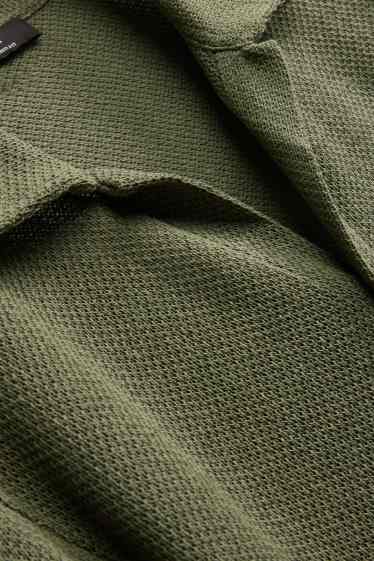 Uomo - Camicia - verde scuro