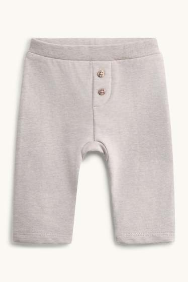 Baby Jungen - Rentier - Weihnachts-Erstlingsoutfit - 3 teilig - weiss / beige