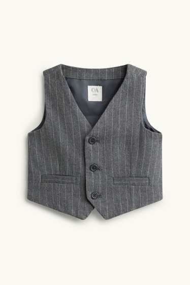 Bébés garçons - Tenue bébé - 3 pièces - mélange gris foncé