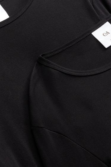 Herren - Multipack 2er - Unterhemd - schwarz