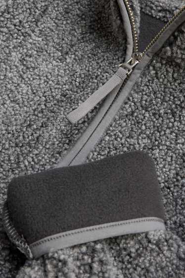 Women - Fleece jumper - gray-melange