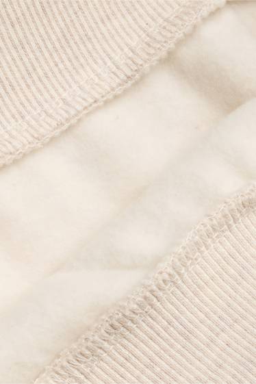 Enfants filles - Souris - sweat - effet brillant - rose / beige
