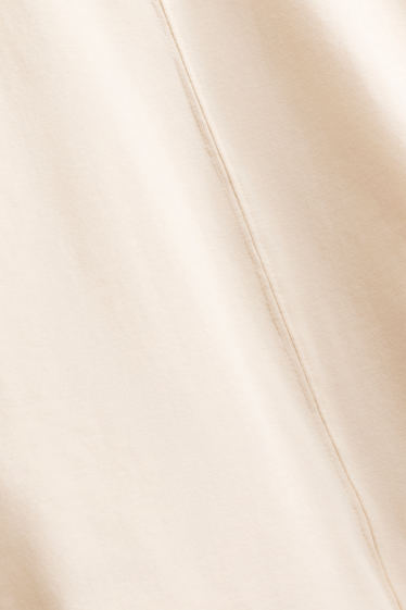 Dona - Samarreta de màniga llarga - slim fit - blanc trencat