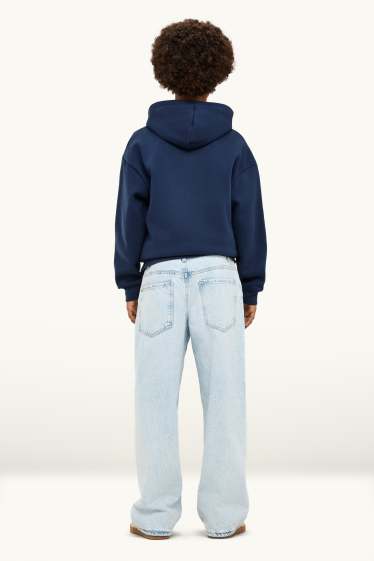 Children Boys - Baggy jeans - thermal jeans - denim-light blue