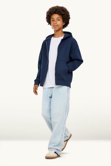 Children Boys - Baggy jeans - thermal jeans - denim-light blue