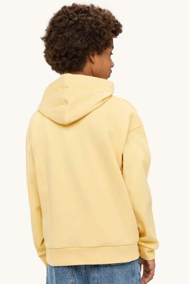 Kinder Jungen - Flammen - Hoodie - gelb