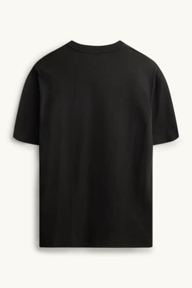 Uomo - T-shirt - relaxed fit - nero