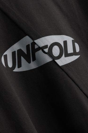 Uomo - T-shirt - relaxed fit - nero