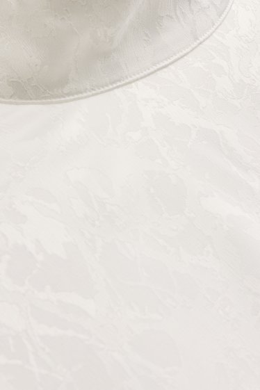 Dames - Blouse - met patroon - wit