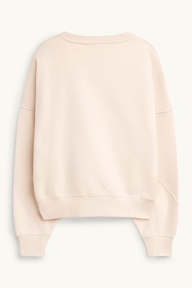 Dames - Sweatshirt - crèmekleurig
